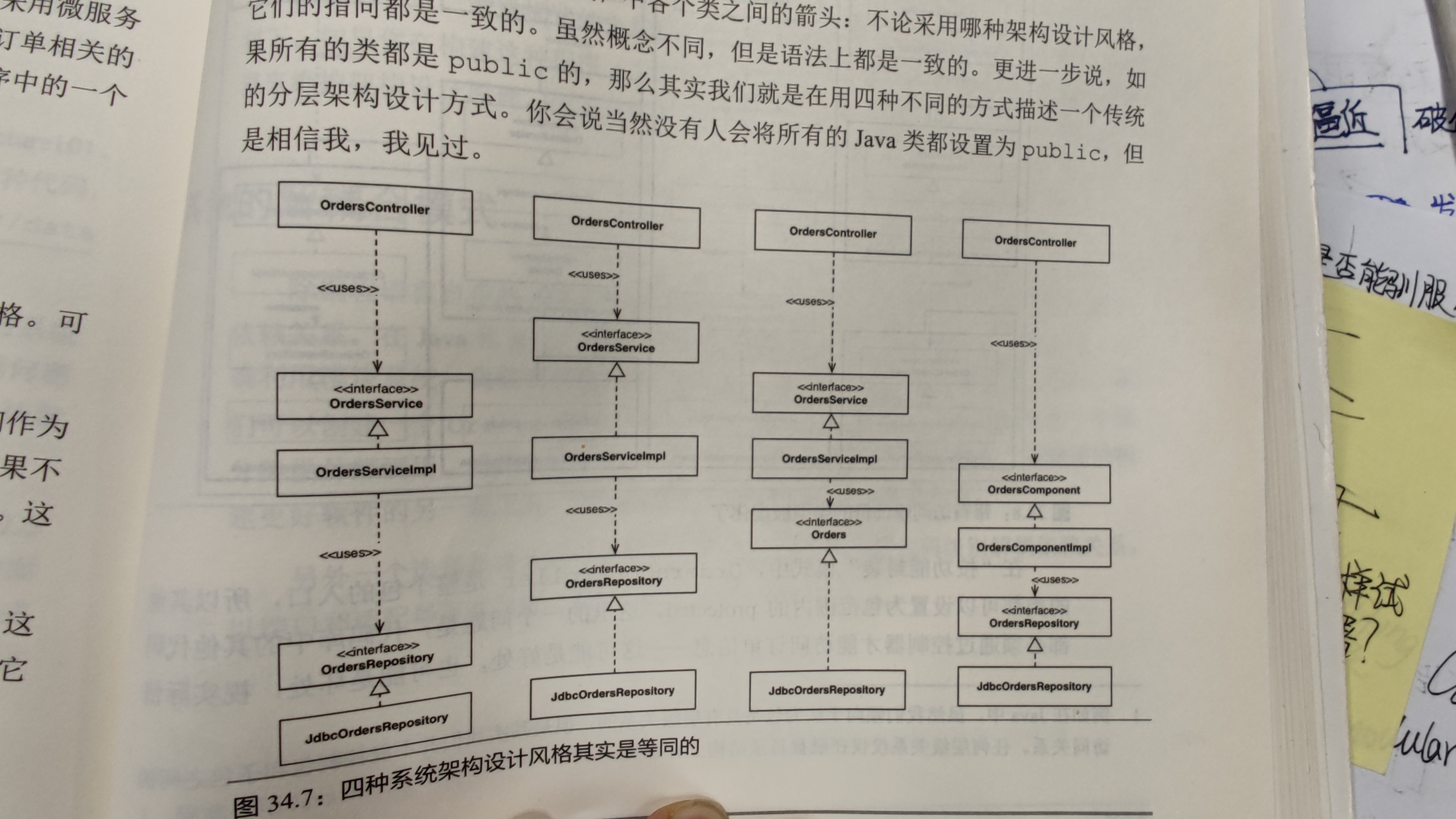 四种架构风格其实是等同的