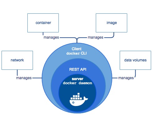 docker是依赖cli的架构